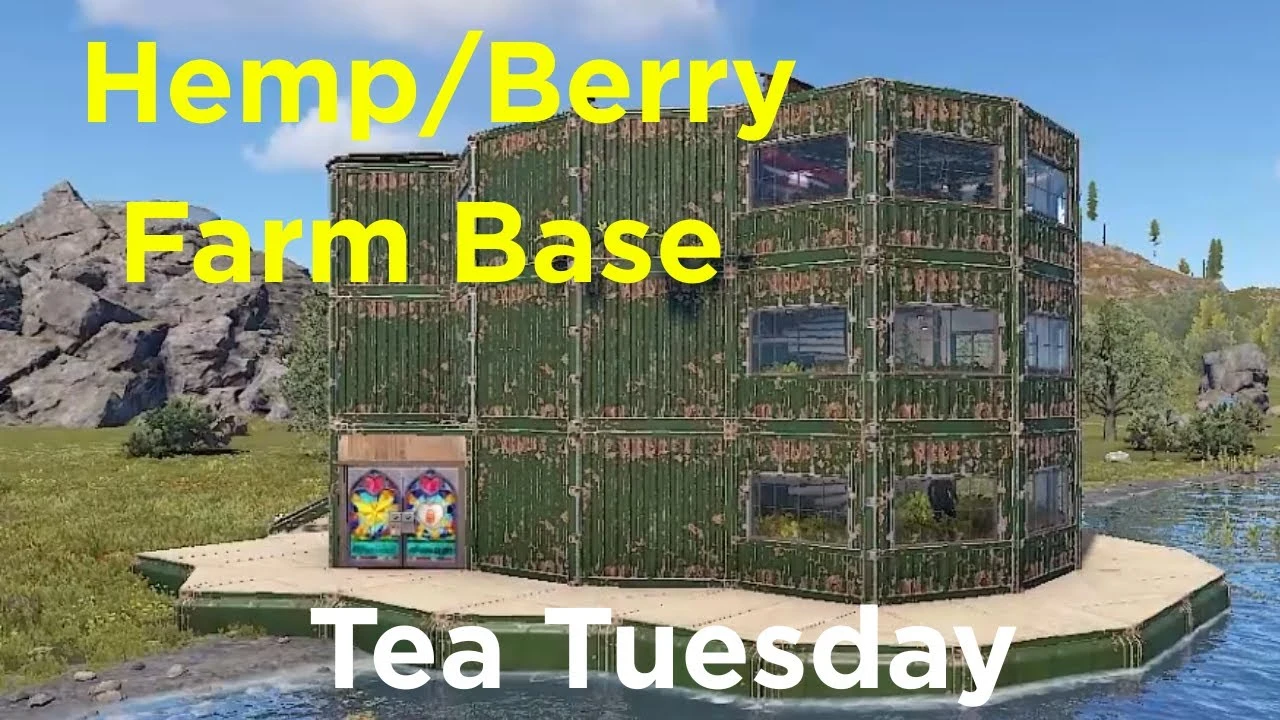 Обложка видео: The Medium Farm - Solo Rust Farm Base Design