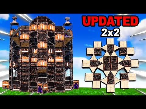 Обложка видео: Updated 2x2 Rust Base Design 2025