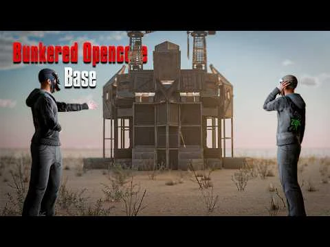 Обложка видео: Bunkered Open Core - Solo Rust Base Design