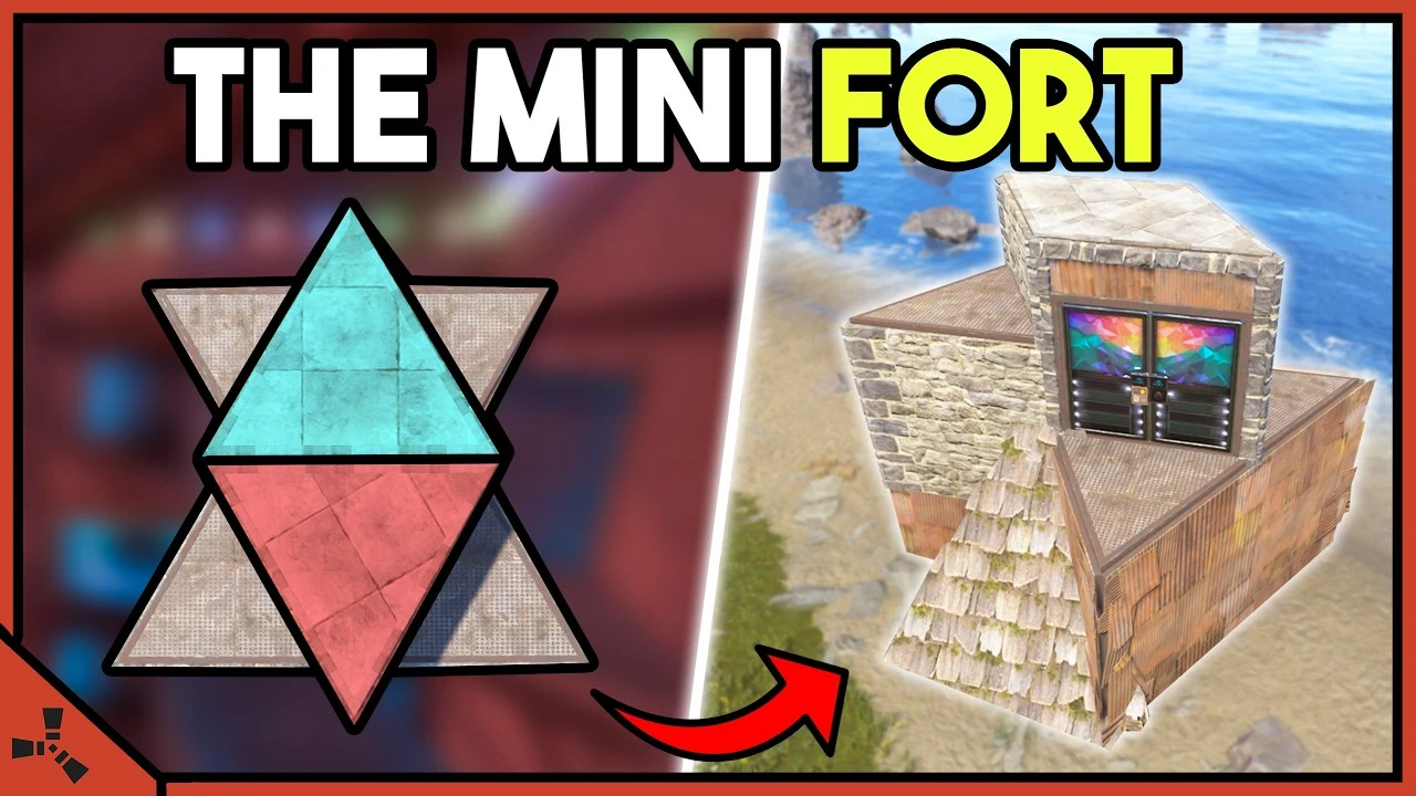 Обложка видео: The Perfect Solo Fort Base - Solo Rust Base Design