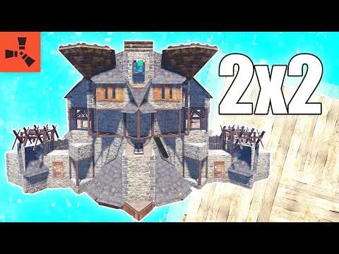 Обложка видео: Bunkered 2x2 Rust Base Design - META (Duo/Quad)