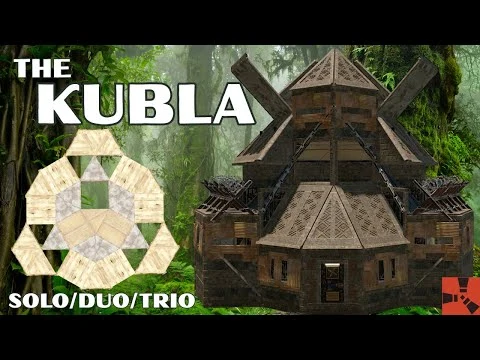 Обложка видео: THE KUBLA: Solo/Duo/Trio Affordable Rust Base Design with Online and Offline Raid Protection