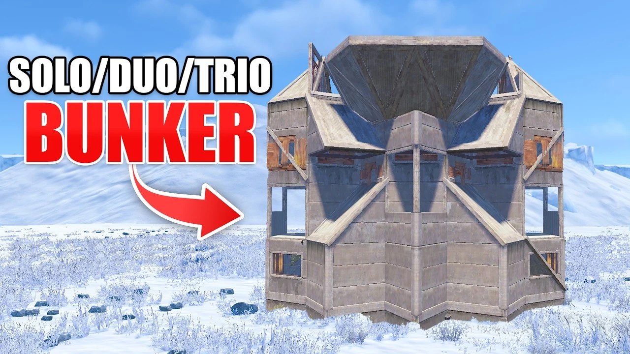 Обложка видео: zYn's Bunker - Duo Rust Base Design