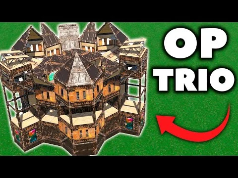 Обложка видео: The OP Trio: Unbeatable Rust Base Design 2025 (Step by Step)